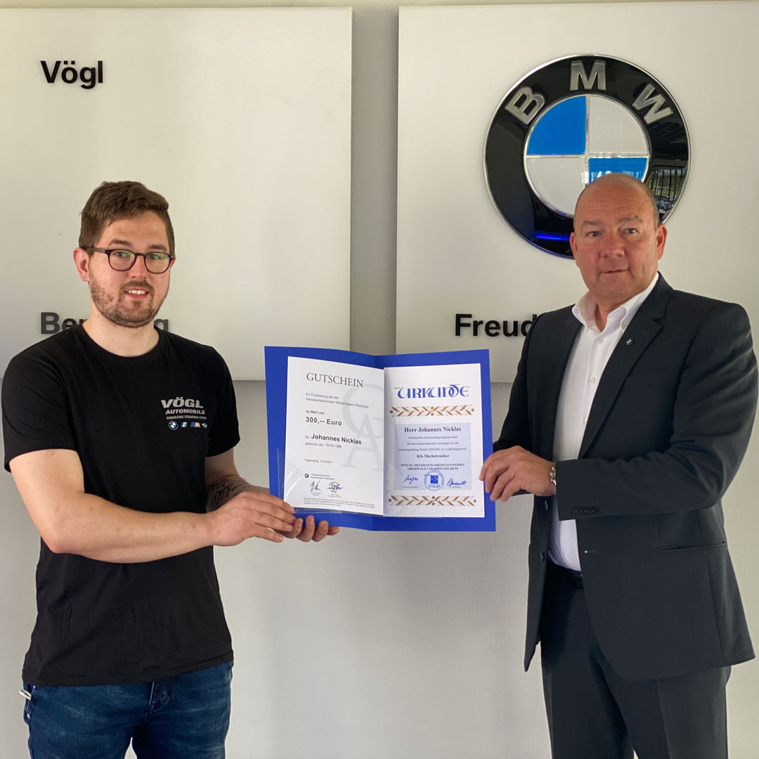 Auszeichnung Für Herausragende Leistungen Gesellenprüfung Ehrung