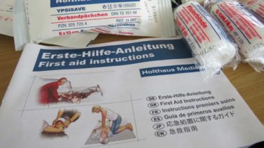Erste Hilfe Anleitung, Verbandsachen