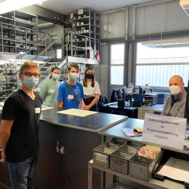 Einblicke in die Arbeit vom Teilevertrieb