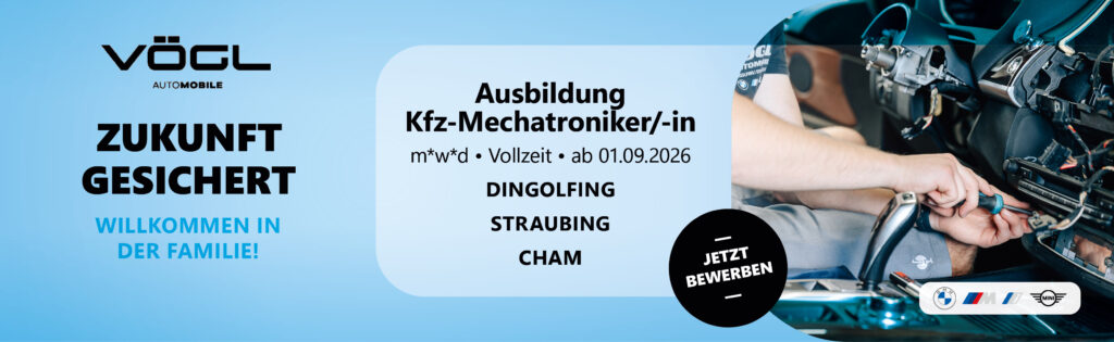 Ausbildung KFZ Mechatroniker DGF, SR, CHA Ausbildung KFZ Mechatroniker/-in Dingolfing, Straubing, Cham