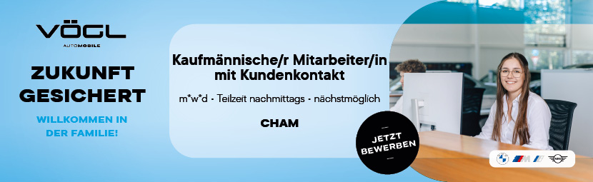 Kfm MA Cham Teilzeit Kaufmännischer Mitarbeiter Cham Teilzeit